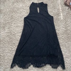 [LOVE, FIRE] Black Lace Dress